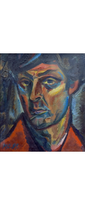 Selbstbildnis-Oel-Leinwand-40x55cm-1989