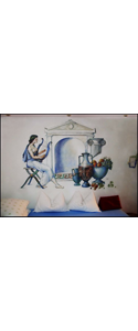 Wandmalerei-Sauna-Acryl-300x400cm-Austria-1999